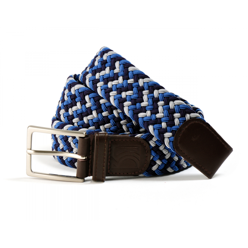 Blue Daiquiri braided belt