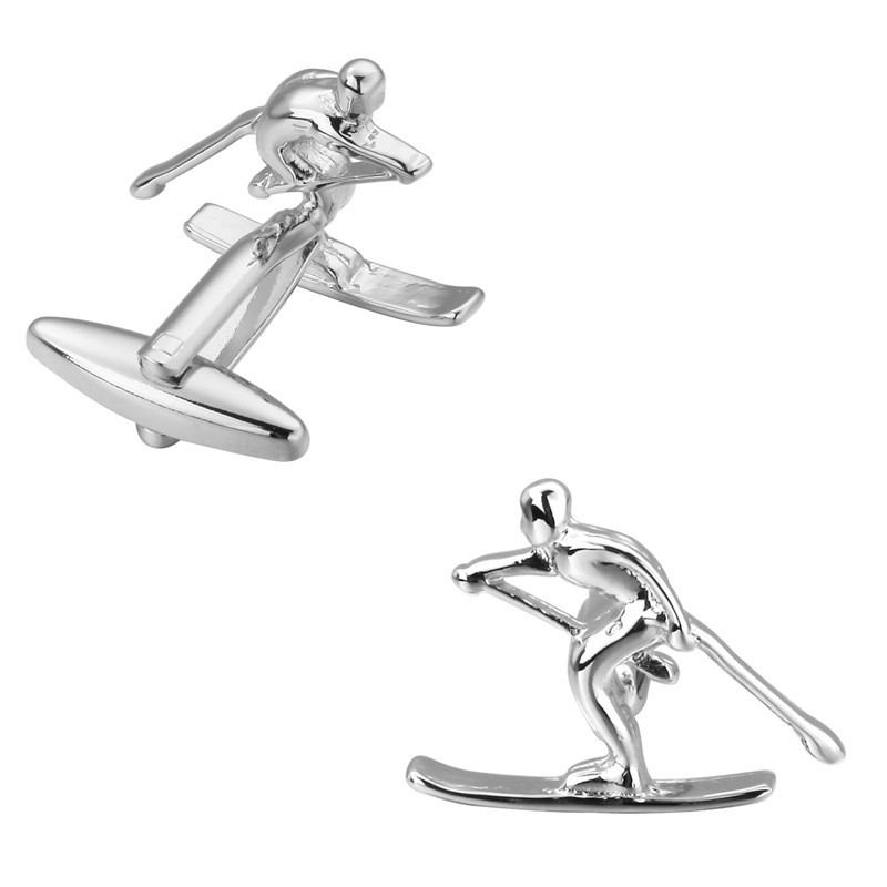 Skier Cufflinks