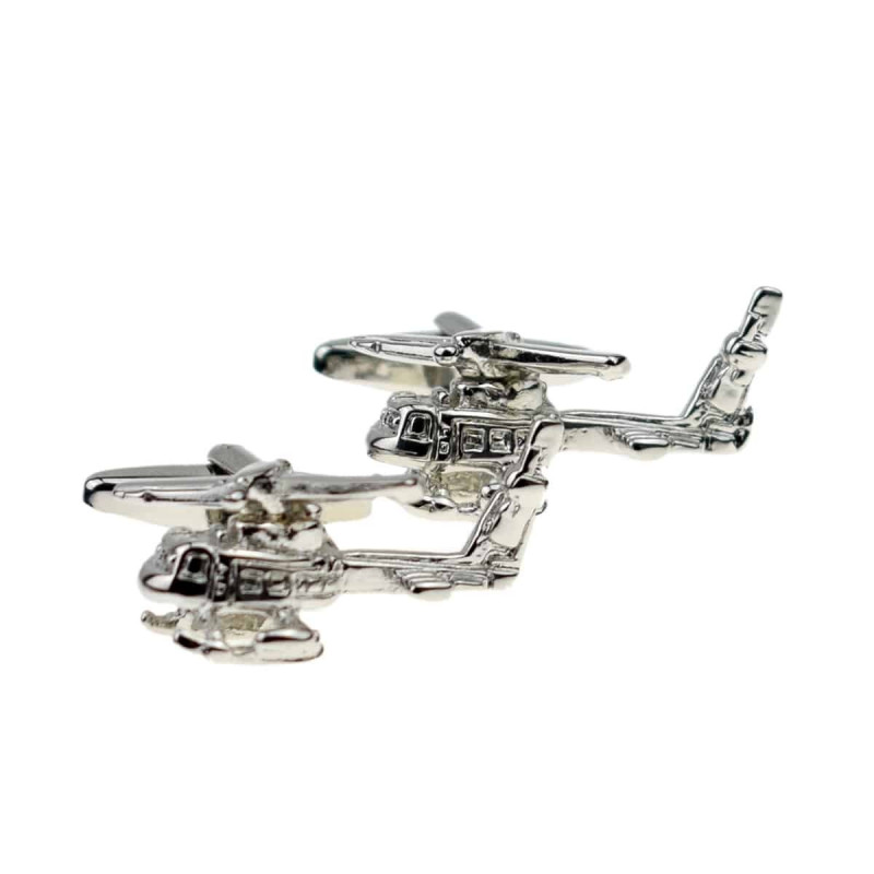 Boutons de manchette hélicoptère Apache