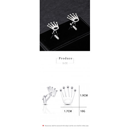 Gold Crown Cufflinks III