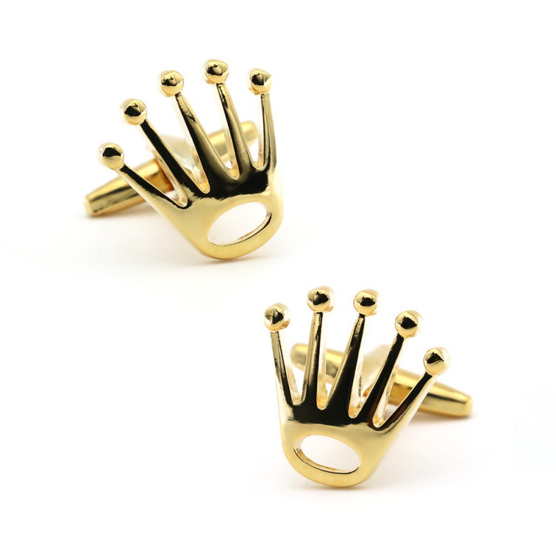 Gold Crown Cufflinks III
