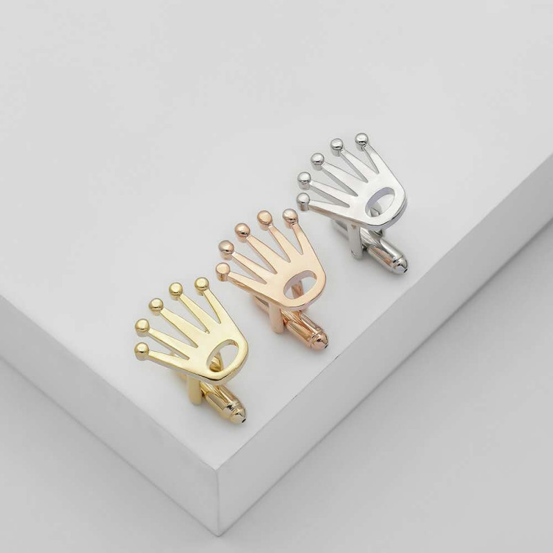 Gold Crown Cufflinks III