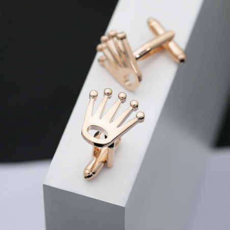 Gold Crown Cufflinks III