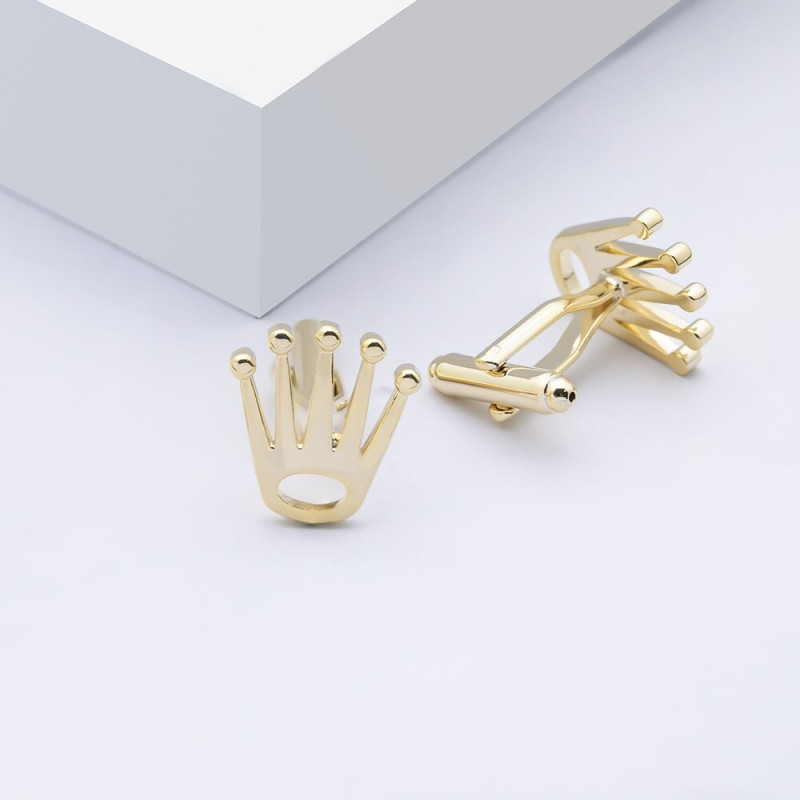 Gold Crown Cufflinks III