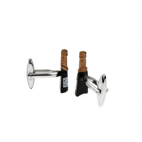 Champagne Bottle Cufflinks