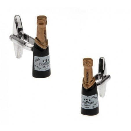 Champagne Bottle Cufflinks