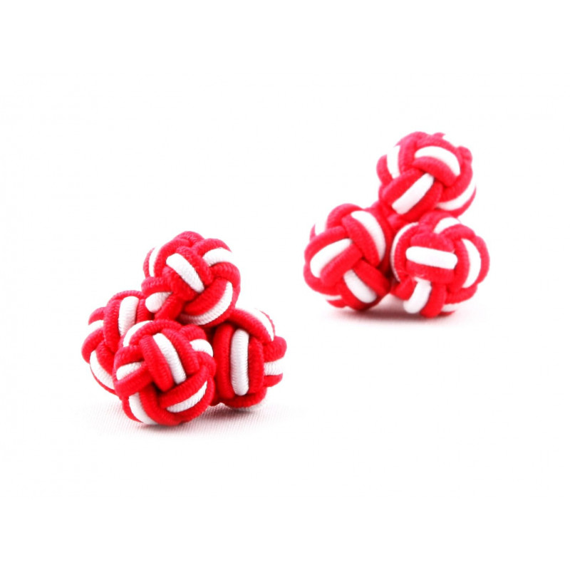 Boule rouge et blanc