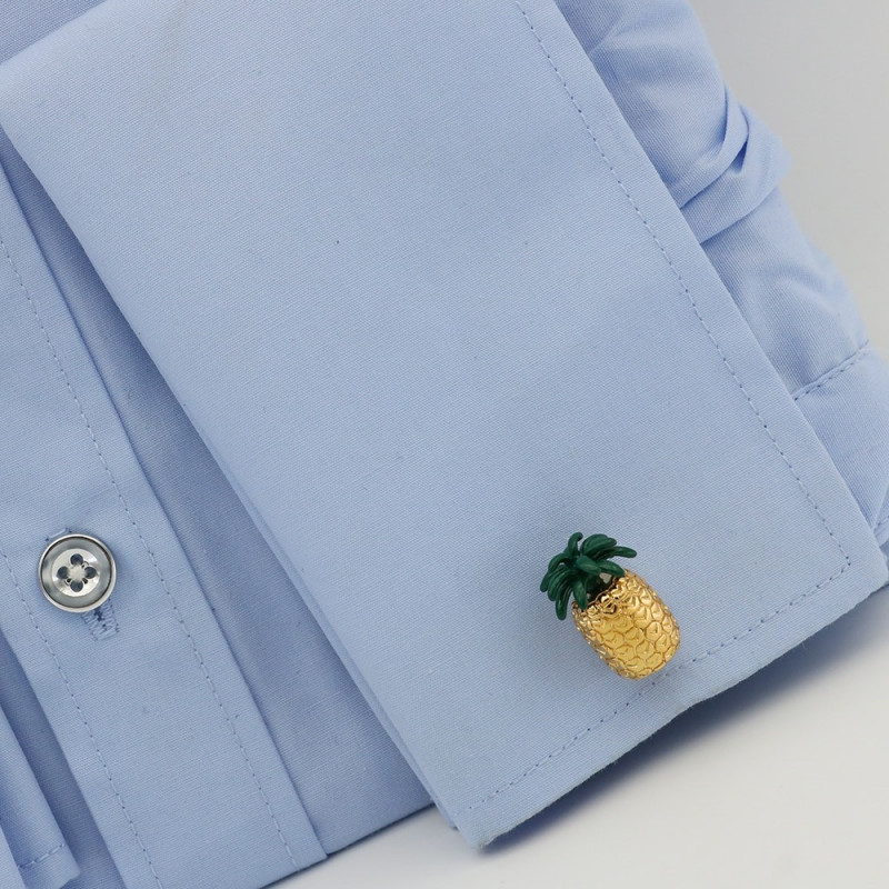 Boutons de manchette Ananas