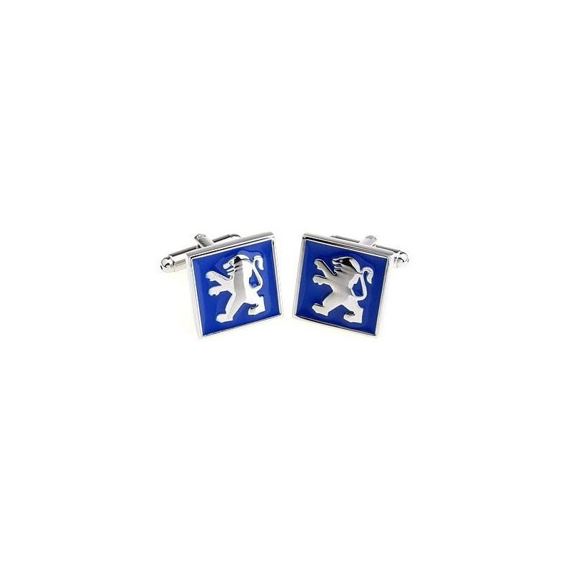 Boutons de manchette lion Peugeot