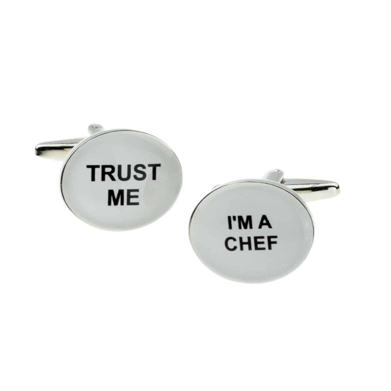 Boutons de manchette Trust Me, I'm a chef