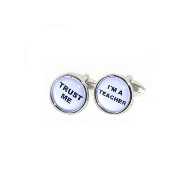 Boutons de manchette Trust Me, I'm a teacher