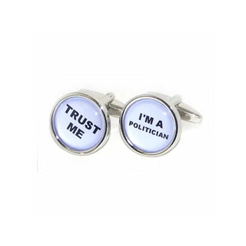 Boutons de manchette Trust Me, I'm a politician
