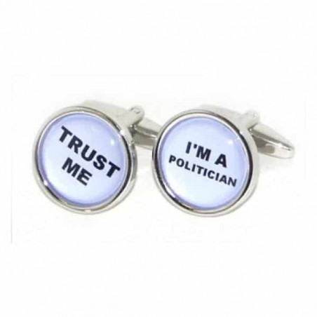 "Trust Me, I'm a Politician" Cufflinks