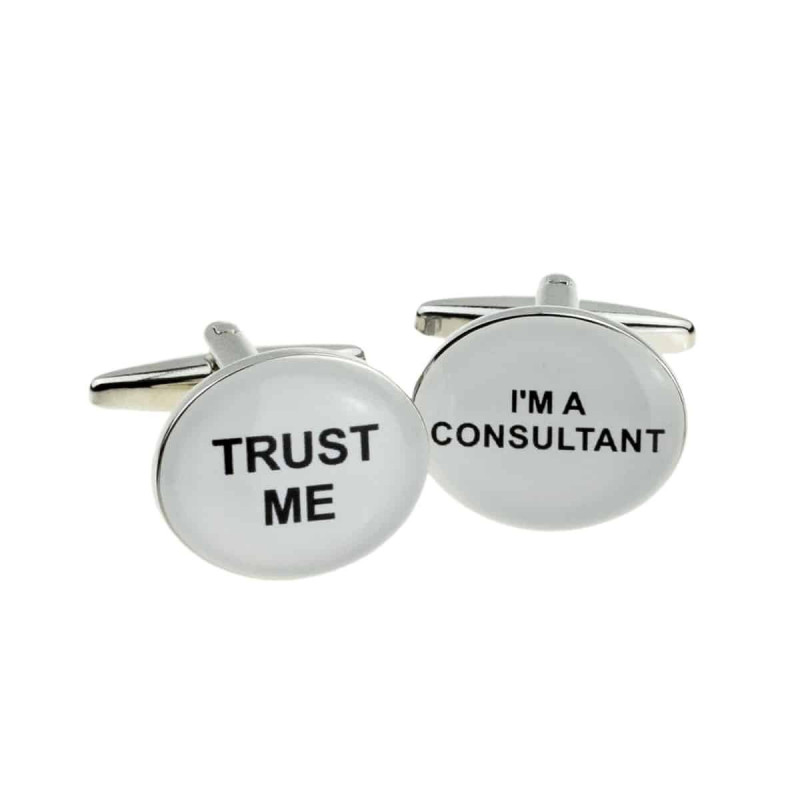Boutons de manchette Trust Me, I'm a consultant