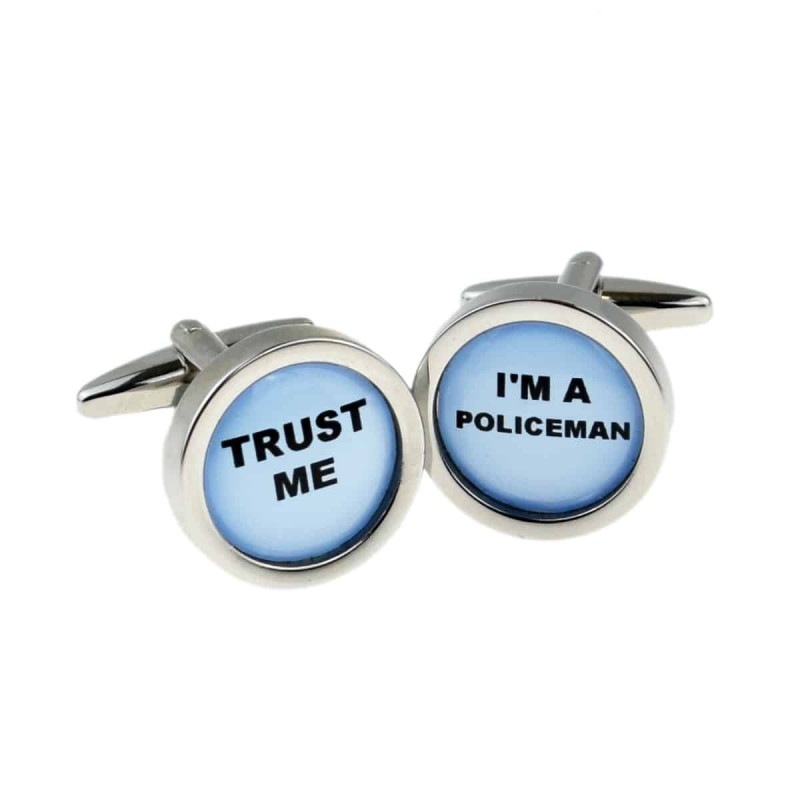 Boutons de manchette Trust Me, I'm a Policeman