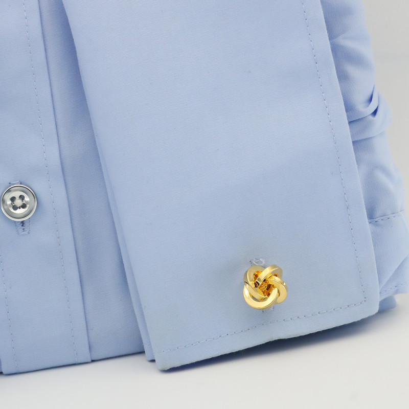 Boutons de manchette Noeud or
