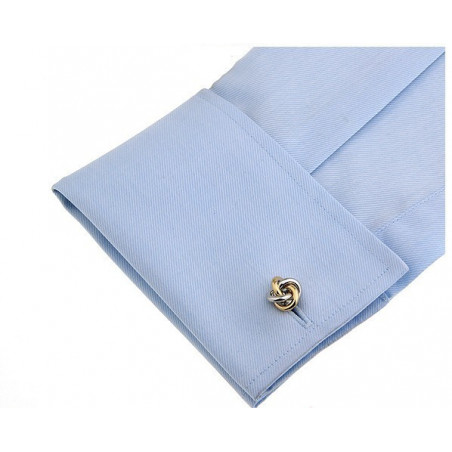 Gold & Silver Knot Cufflinks