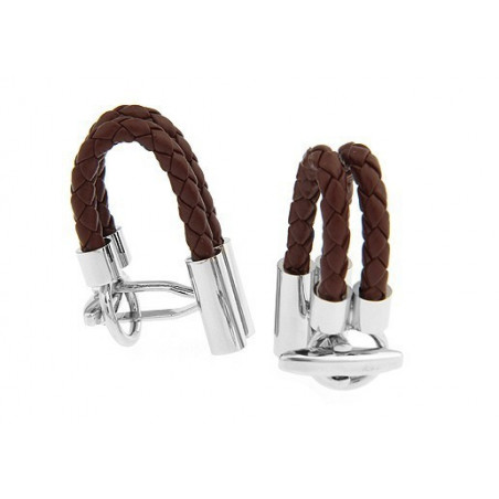 Django Leather Cufflinks