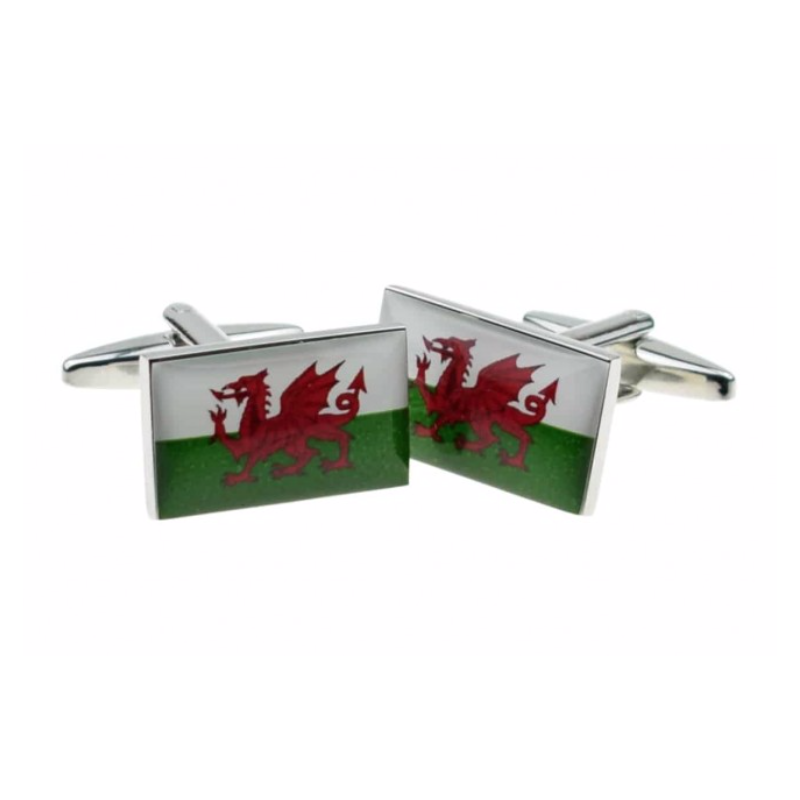 Wales Flag Cufflinks