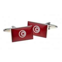Tunisia Flag Cufflinks