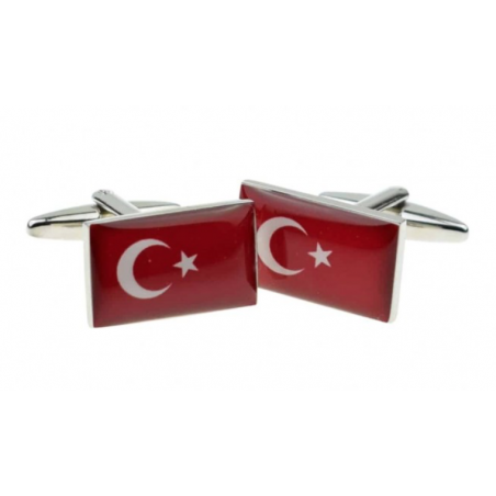 Turkey Flag Cufflinks