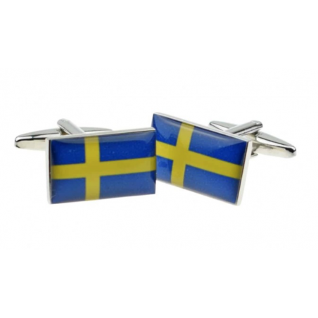 Sweden Flag Cufflinks