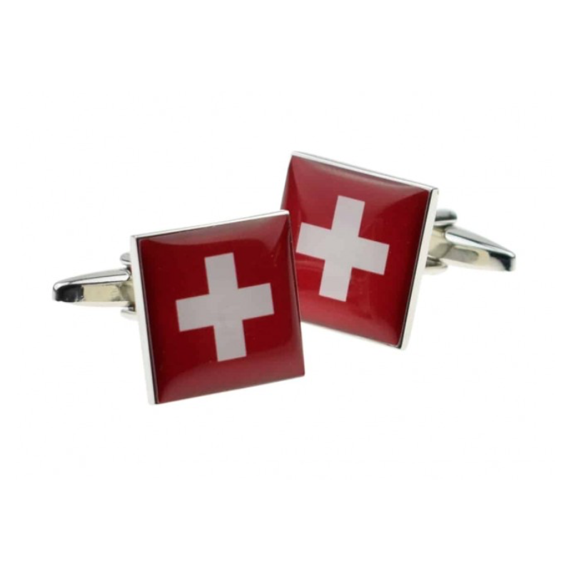 Swiss Flag Cufflinks