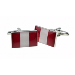 Peru Flag Cufflinks