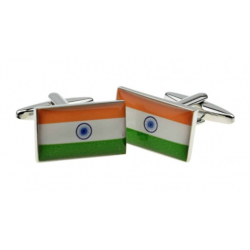 India Flag Cufflinks