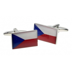 Czech Republic Flag Cufflinks