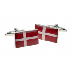 Denmark Flag Cufflinks
