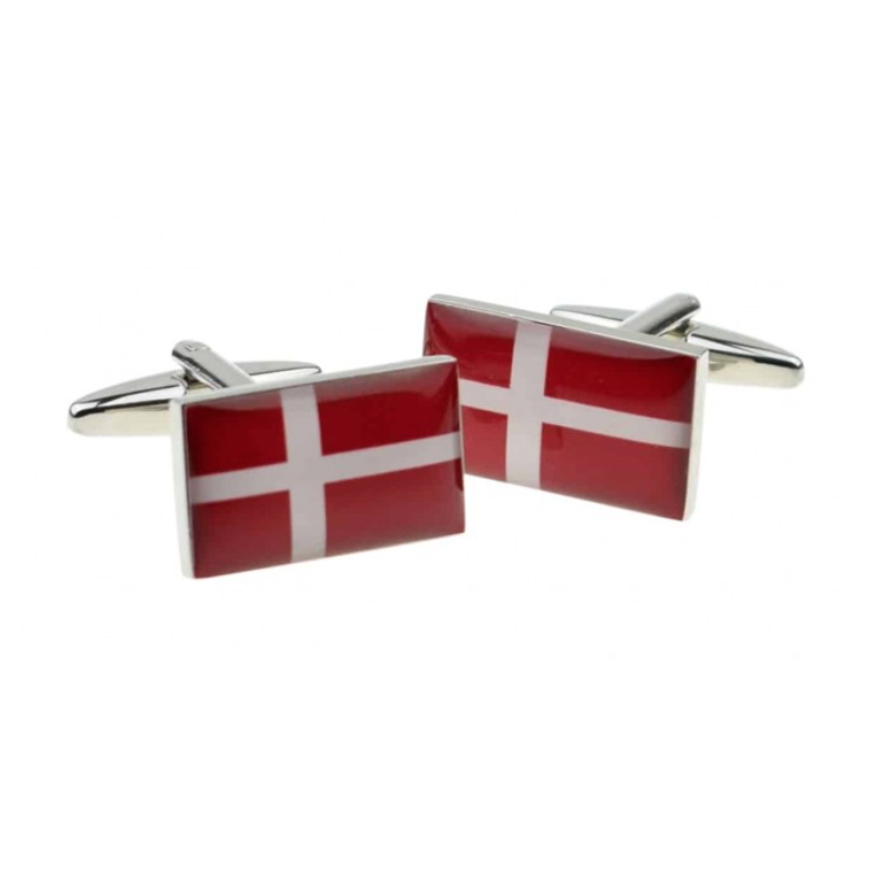 Denmark Flag Cufflinks