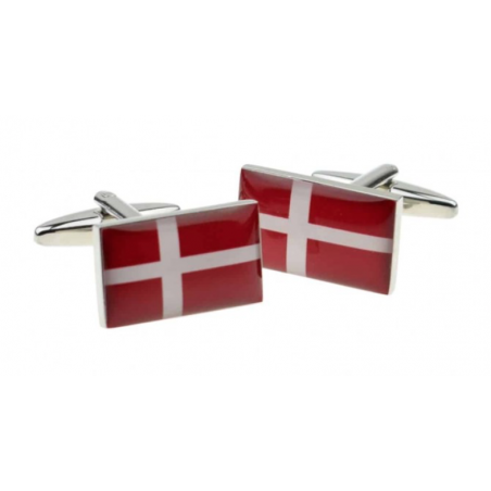 Denmark Flag Cufflinks
