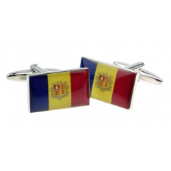 Andorra Flag Cufflinks
