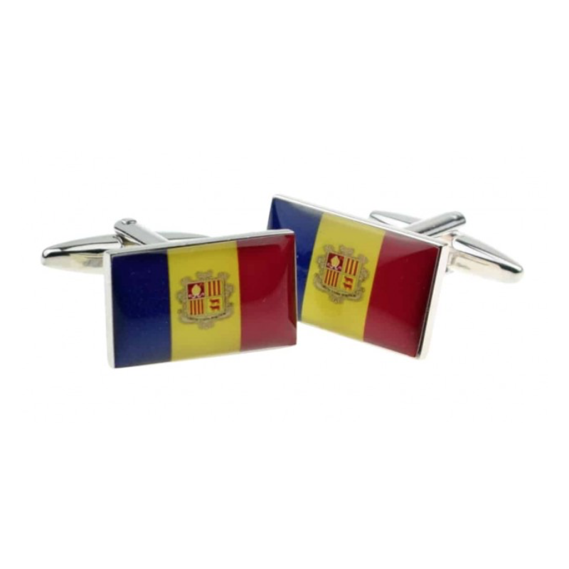 Andorra Flag Cufflinks