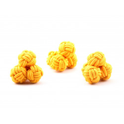 Rangoon Silk Knot Cufflinks