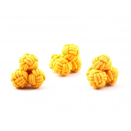Rangoon Silk Knot Cufflinks