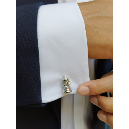 Kasparov & Karpov Chess Cufflinks