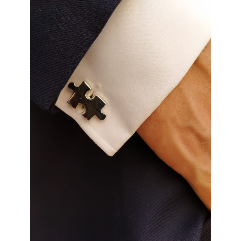 Boutons de manchette puzzle