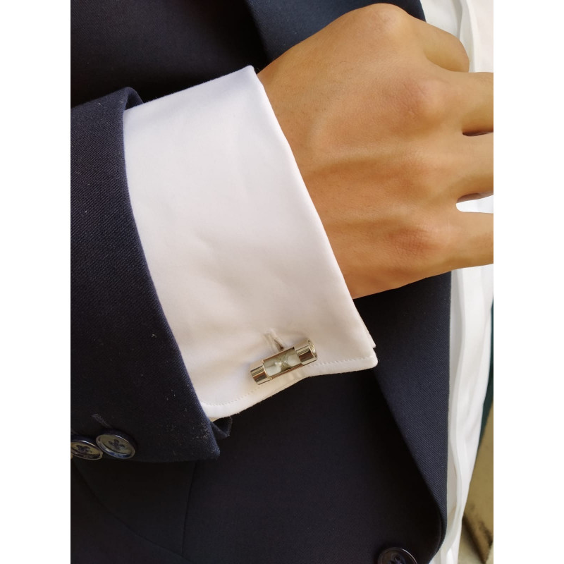 Boutons de manchette Sablier