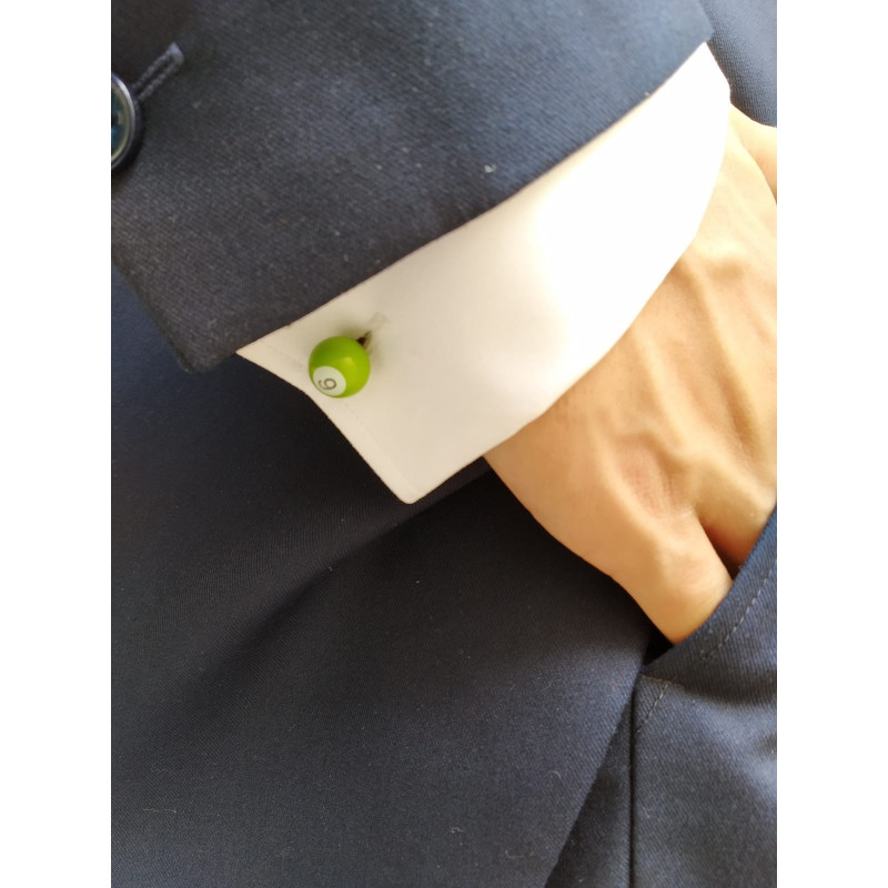 Green Billiard Ball Cufflinks