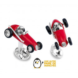 Red Racing Car Cufflinks