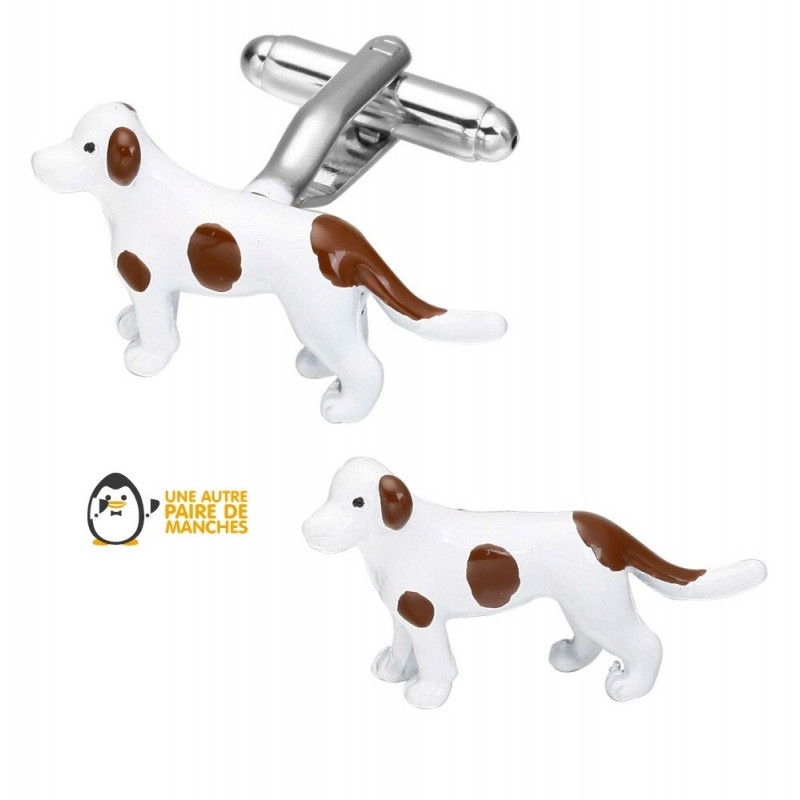 Boutons de manchette Chien de chasse 2