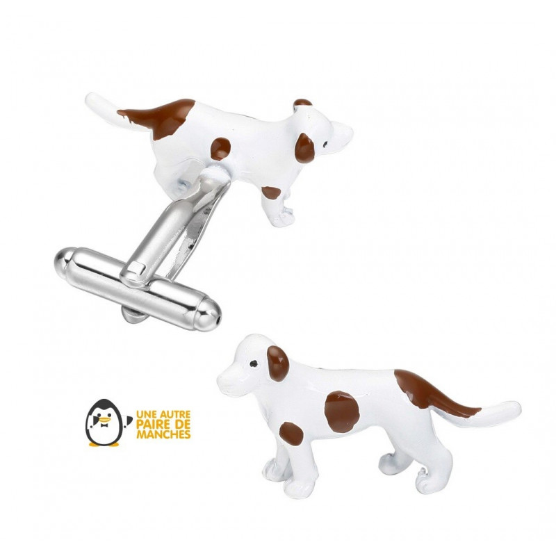 Boutons de manchette Chien de chasse 2