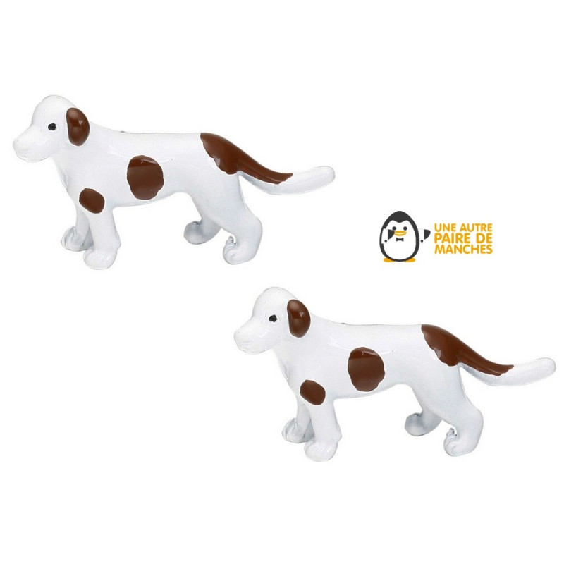 Boutons de manchette Chien de chasse 2