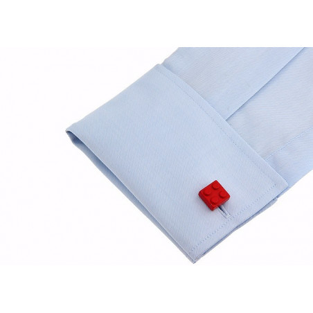 Red Lego Brick Cufflinks