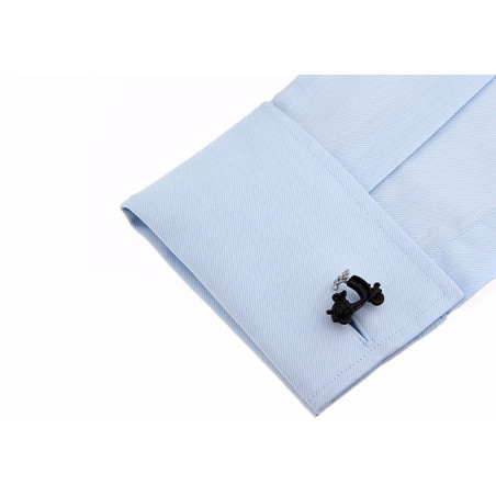 Black Vespa Cufflinks II