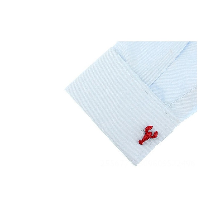 Boutons de manchette Homards rouges