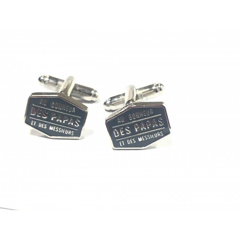 Ensemble Super BP : boutons de manchette + pince à cravate + Pin's