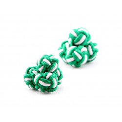 Abuja Silk Knot Cufflinks